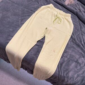 Advisory Board Crystals Yellow Lounge Sweatpants – Size 30 (XS)
